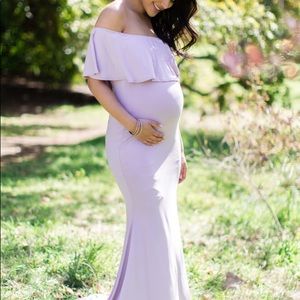 Lavender mermaid dress! Flattering worn twice!